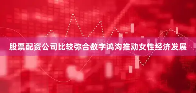 股票配资公司比较弥合数字鸿沟推动女性经济发展